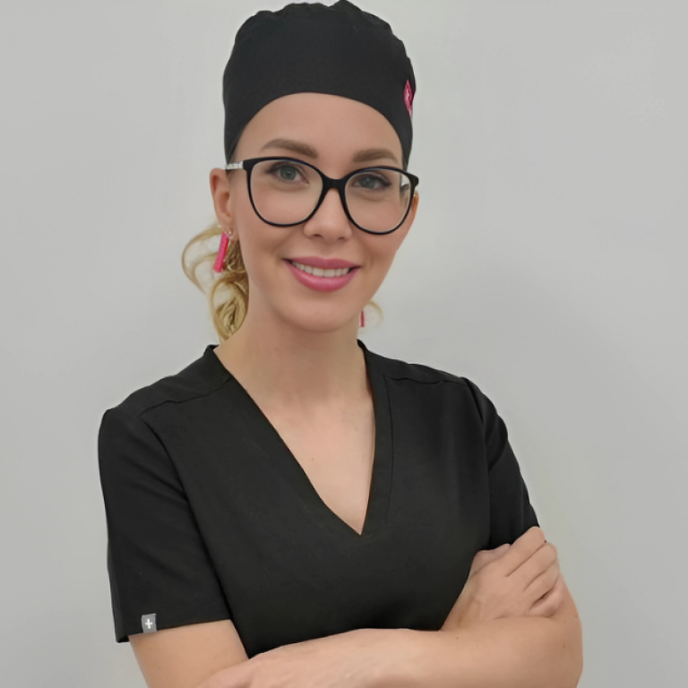 Equipo clinica dental Dra. Pérez Garnelo en Pontevedra